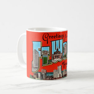 Caneca De Café Cumprimento Vintage Fort Worth 