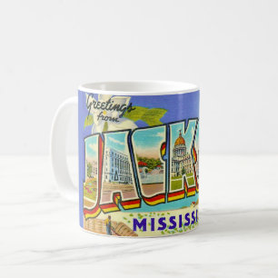 Caneca De Café Cumprimentos da Jackson Vintage