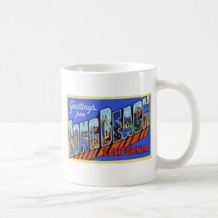 Caneca De Café Cumprimentos de Long Beach Califórnia