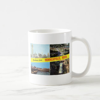 Caneca De Café Cumprimentos dos anos 50 de Minneapolis
