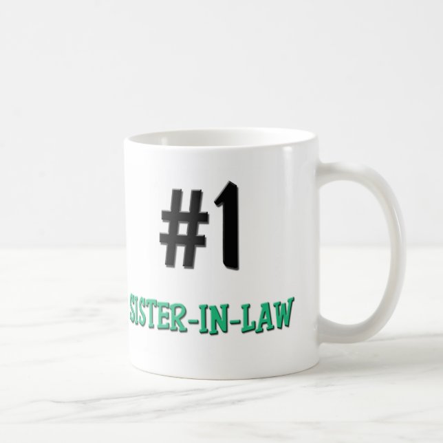 Caneca De Café Cunhada do número 1 (Direita)