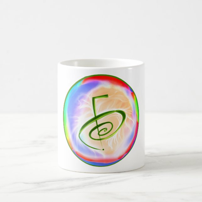 Caneca De Café Cup Cho ku rei. Reiki Symbol. (Centro)