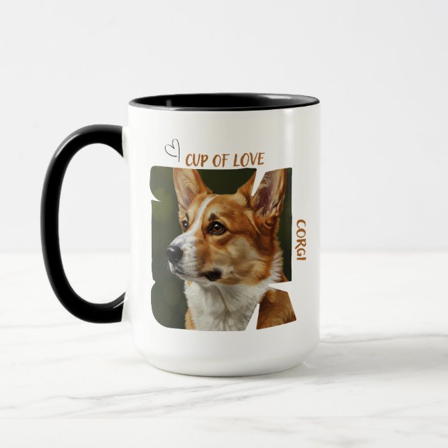 Caneca de Café Cup of Love Dog Lover 450ml (Esquerda)