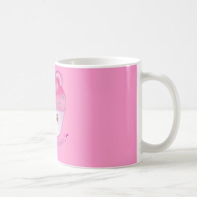 Caneca De Café Cupcake bonito! (Direita)