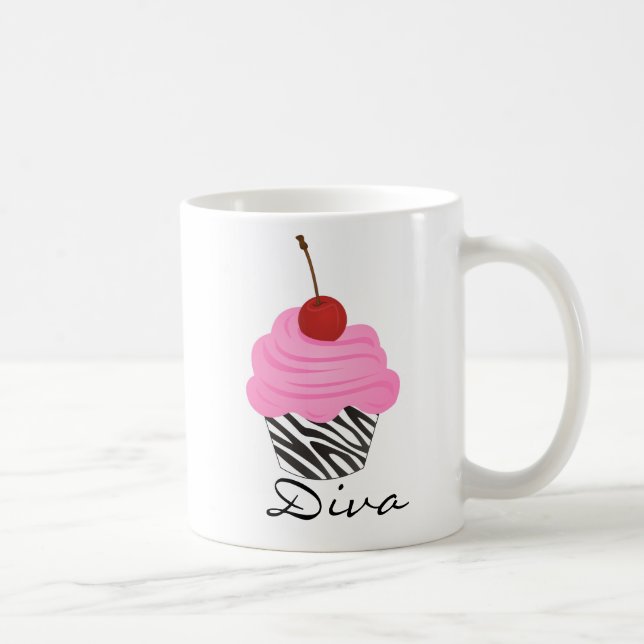 Caneca De Café Cupcake da diva (Direita)