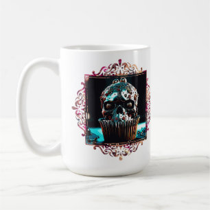 Caneca De Café Cupcake de Caveira de Clocagem