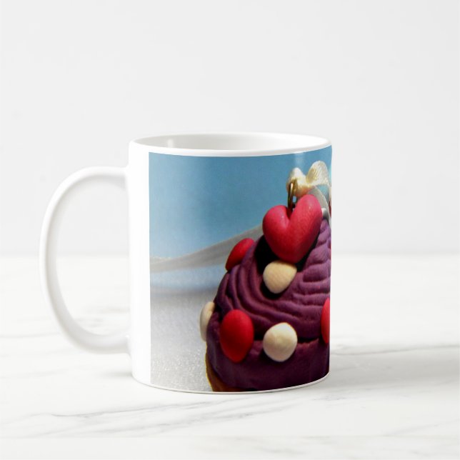 Caneca De Café Cupcake dos namorados (Esquerda)