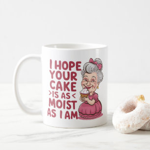 Caneca De Café Cupcake Engraçado Fazendo Vovó Cita Cupcake Lover
