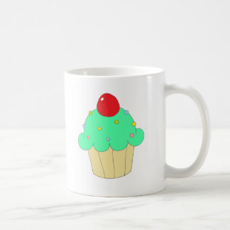 Caneca De Café Cupcake verde