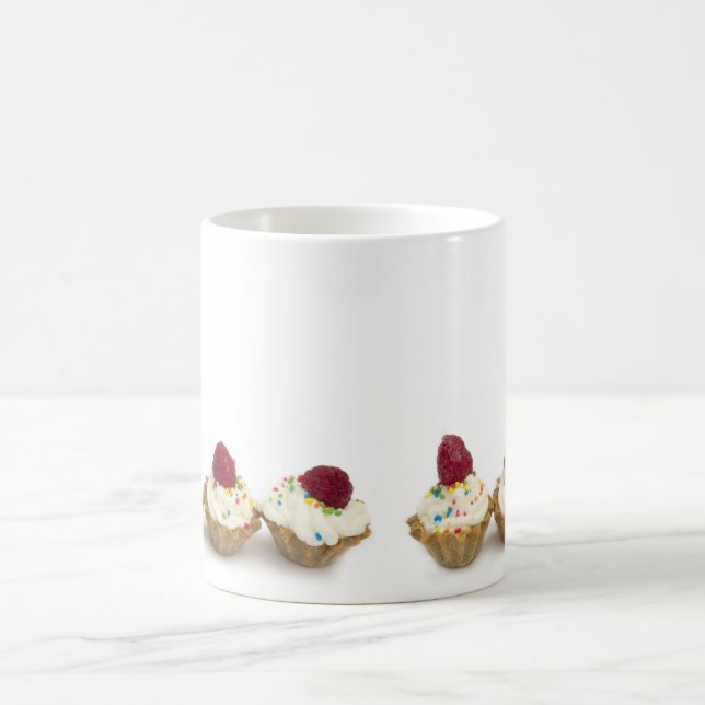 Caneca De Café cupcakes com framboesas (Centro)