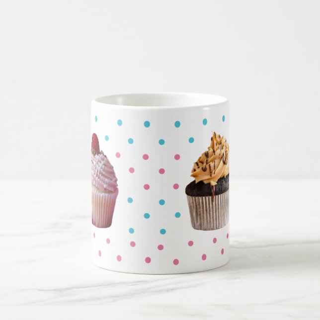 Caneca De Café Cupcakes e bolinhas Classic Mug (Centro)