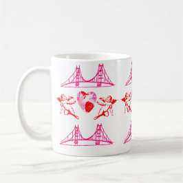 Caneca De Café Cupídeos Rosa de São Francisco