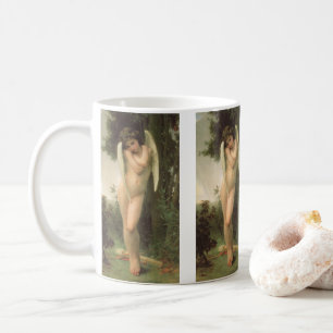 Caneca De Café Cupido (Cupidon) Angel Portrait de Bouguereau