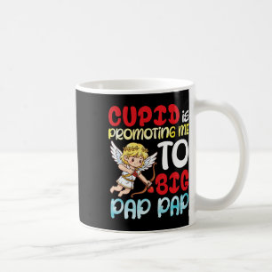 Caneca De Café Cupido Me Promovendo a Big Pap Pap no Dia dos Namo