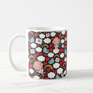 Caneca De Café Cupido no céu