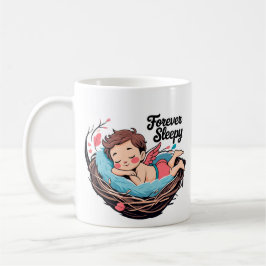 Caneca De Café Cupido: para sempre sonolência