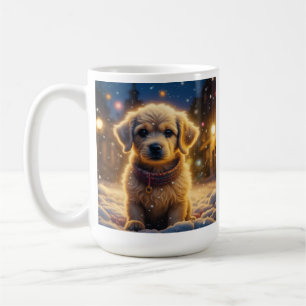 Caneca De Café Cuppies de Natal bonitos numa Noite