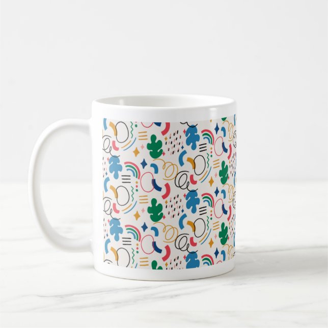Caneca De Café Cups e Mugs Coloridos Modernos (Esquerda)