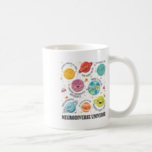 Caneca De Café Cúpula de Consciência do Autismo do Planeta Univer
