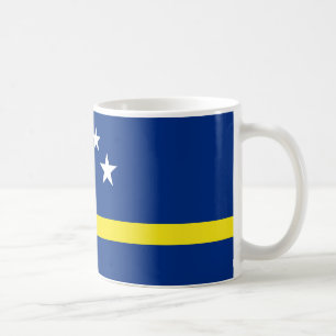 Caneca De Café Curaçao Flag Cerâmica Mug