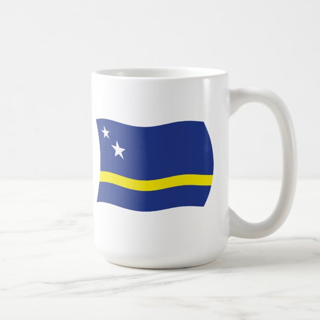 Caneca De Café Curacao Flag Mug (Direita)