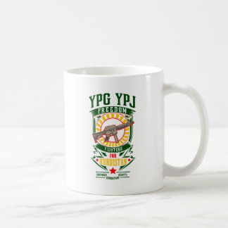 Caneca De Café CURDISTÃO - YPG - guerreiro da liberdade de YPJ