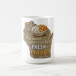 Caneca De Café Curds de Wisconsin: Frescos ou Fritos?