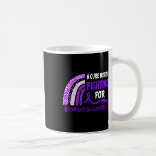 Caneca De Café Cure Worth Lutando Pela Consciência Da Fibromialgi