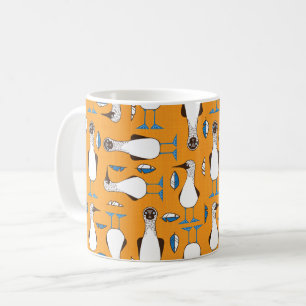 Caneca De Café Curiosa ave de pés azuis - Mug