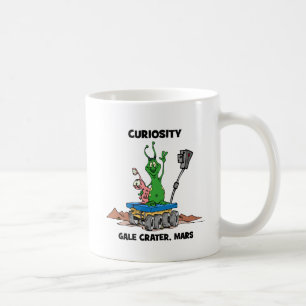 Caneca De Café Curiosidade de Marte Rover