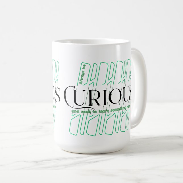 Caneca De Café Curioso 5 W (Frente Esquerda)