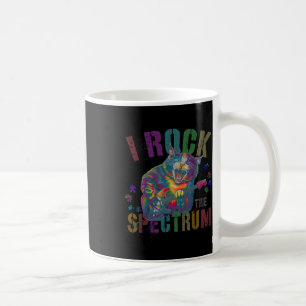 Caneca De Café Curioso Eu Balanço O Autismo Do Espectro Mãe U Mot