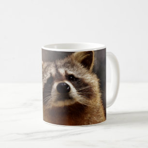 Caneca De Café Curioso Raccoon
