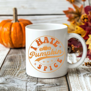 Caneca De Café Curioso Sazonal Caiu Odeio Pumpkin Spice Café
