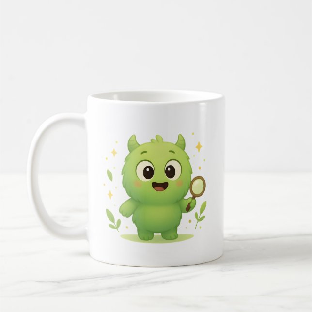 Caneca De Café Curious Explorer Monster Kids Mug  (Esquerda)