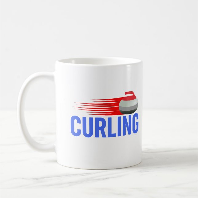 Caneca De Café Curling (Esquerda)