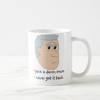 Caneca De Café Curmudgeon Mug "Deu uma maldita vez"