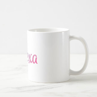 Caneca De Café Cursive à moda de Alexa