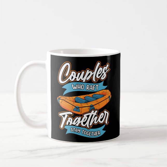 Caneca De Café Curso de Água Branca do Barco de Rafa (Esquerda)