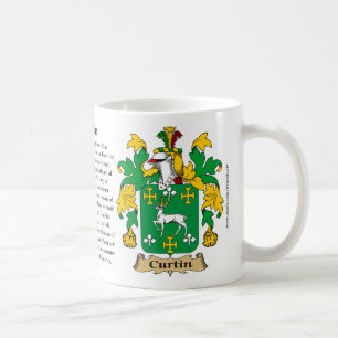 Caneca De Café Curtin, a origem, o significado e a crista