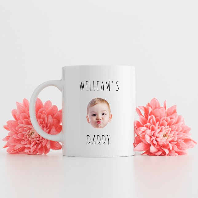 Caneca De Café Custom Baby Photo Mug New Dad Gift (Criador carregado)