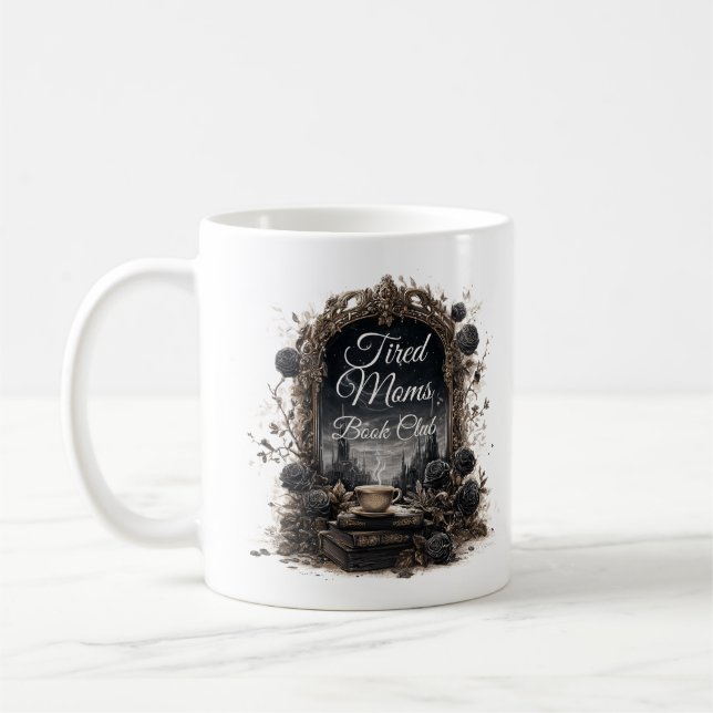 Caneca De Café Custom Book Club for Gothic Book Lovers (Esquerda)
