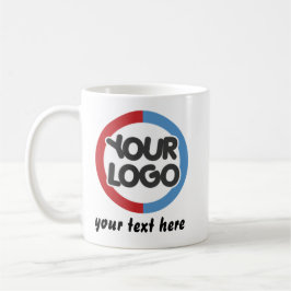 Caneca De Café Custom Business Logo Text Mug for Businesses Gift
