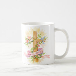 Caneca De Café Custom Christian Mother’s Day Cross Mug