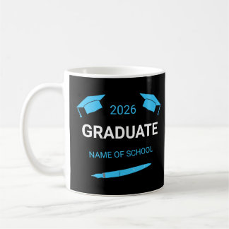 Caneca De Café Custom College School Graduation 2026