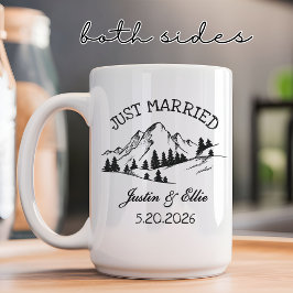 Caneca De Café Custom Couple Mug | Wedding Gift for Her & Him