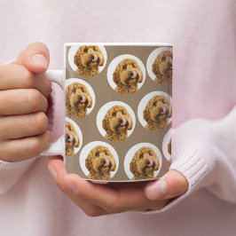 Caneca De Café Custom Dog Photo | Personalized Pet Face