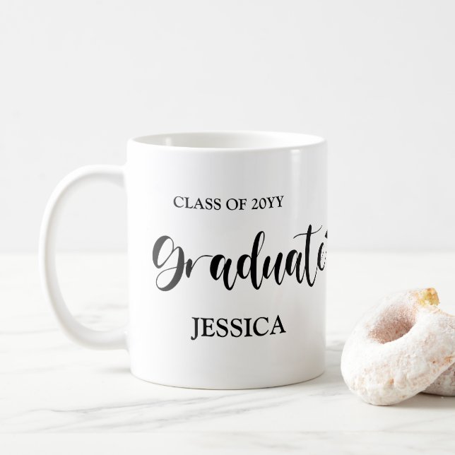 Caneca De Café Custom Graduation    (Com Donut)