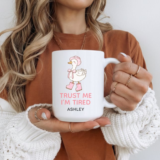 Caneca De Café Custom I’m Tired Mug Graduation Gift for Nurses (Trust Me I’m Tired Coffee Mug Gift for Doctors, Funny Nurse Life Mug Trust Me I’m Tired Gift)
