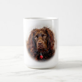 Caneca De Café Custom Impressionist Boykin Spaniel Portrait Mug